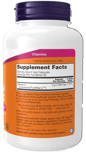 Liposomal Vitamina C 120 Caps NOW