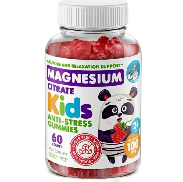 Magnesio citrato 100 mg para niños 60 gomitas Dr. Moritz