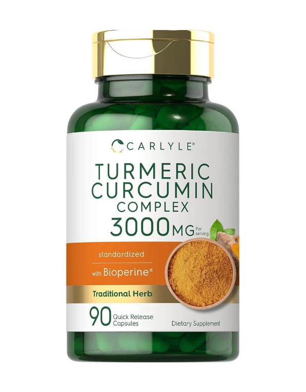 Curcuma Suplemento 3000 mg 90 Capsulas Carlyle