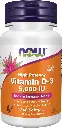 Pastillas Vitamina D3 5000iu 240 Caps NOW