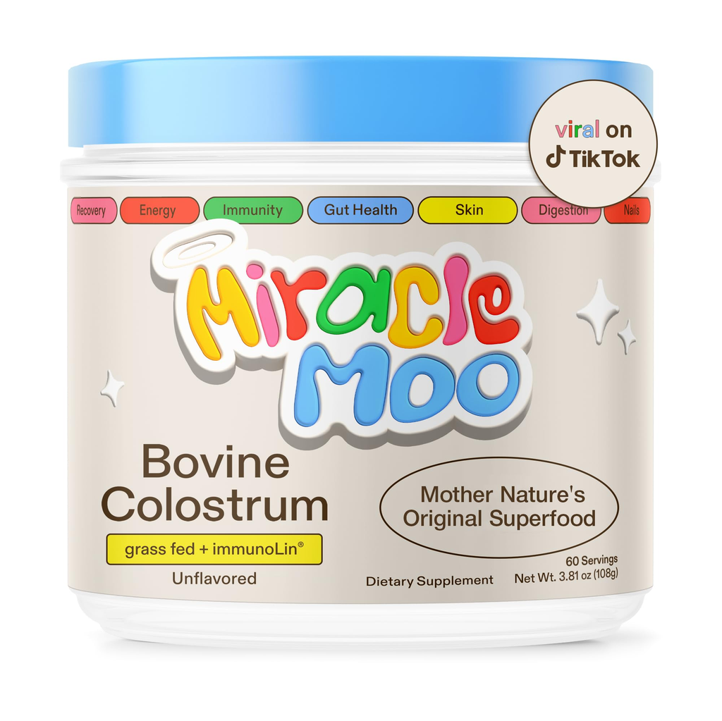 Miracle Moo Calostro Bovino 60 Servs