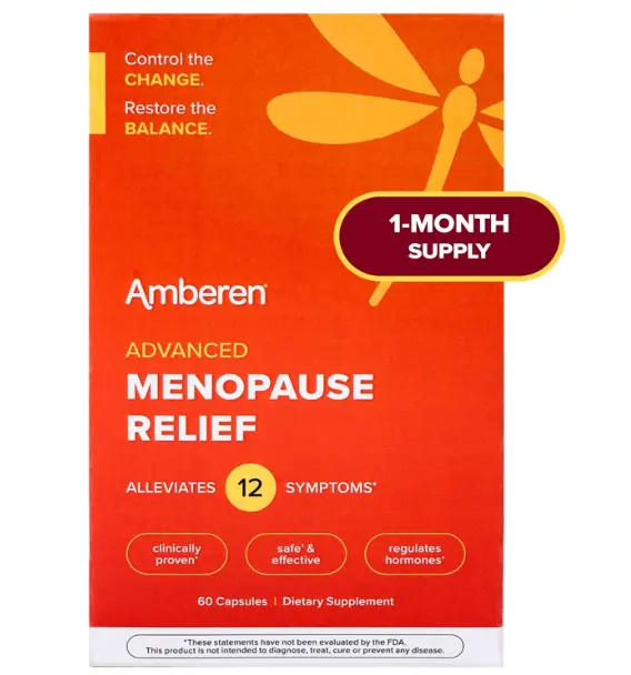 [MJ] Complejo para menopausia 400 mg con vitamina E 60 cápsulas Amberen