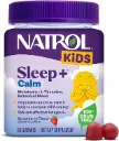 Melatonina + L-teanina + mezcla botánica Sleep + Calm para niños 60 gomitas Natrol