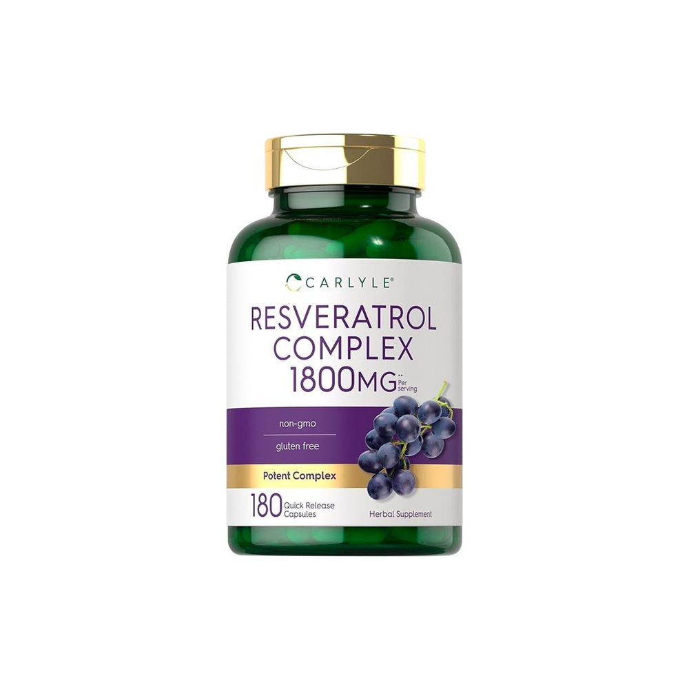 [AX] Resveratrol 1800 mg 180 cápsulas Carlyle