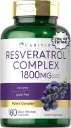 Resveratrol 1800 mg 180 cápsulas Carlyle