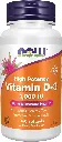 Pastillas Vitamina D3 1000 IU 360 caps NOW