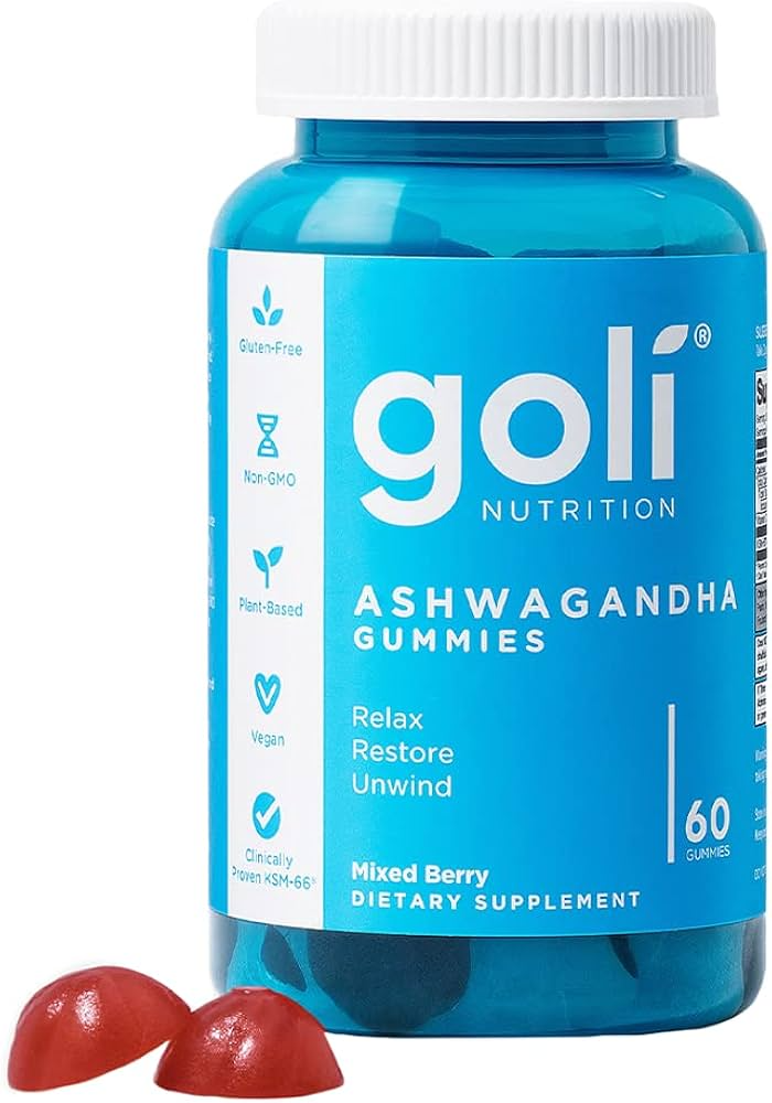 [DE] Ashwagandha 300 mg 60 gomitas Goli