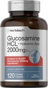 Glucosamina HCL + Acido Hialurónico 2000 mg 120 Caps Horbäach