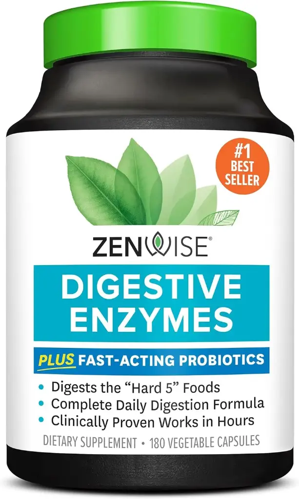 Enzimas Digestivas 180 Caps ZENWISE