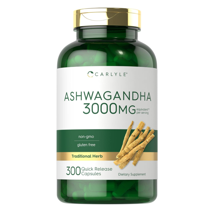 Ashwagandha de 3000 mg 300 Caps CARLYLE