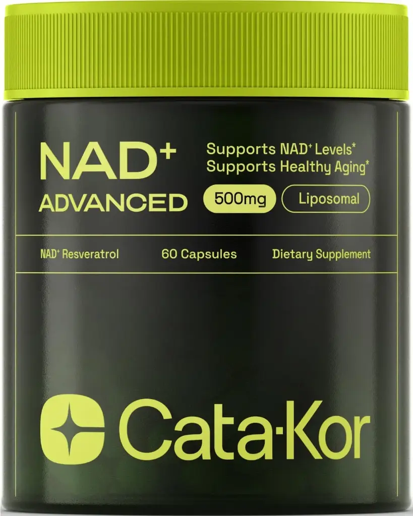 NAD+ liposomal 500 mg + trans-resveratrol 50 mg 60 cápsulas Cata-Kor