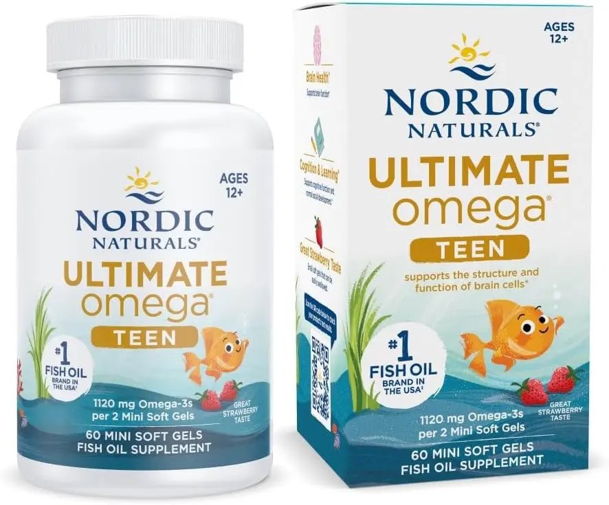 Ultimate Omega 3 Teen 1120mg 60 Gel NORDIC