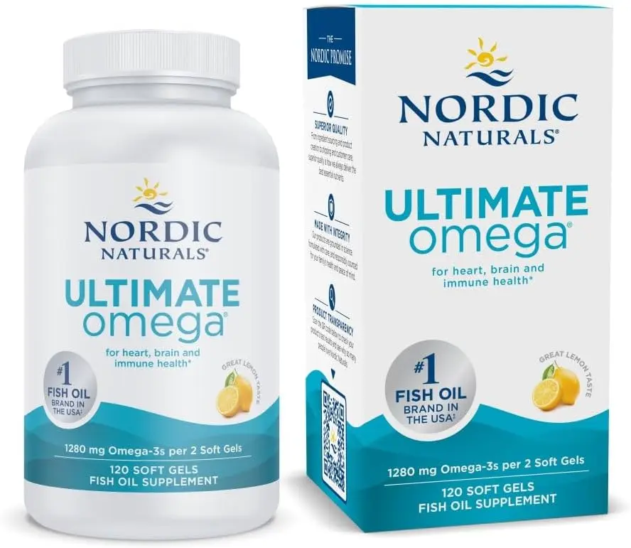 Omega 3 1280 mg 120 cápsulas blandas Nordic Naturals