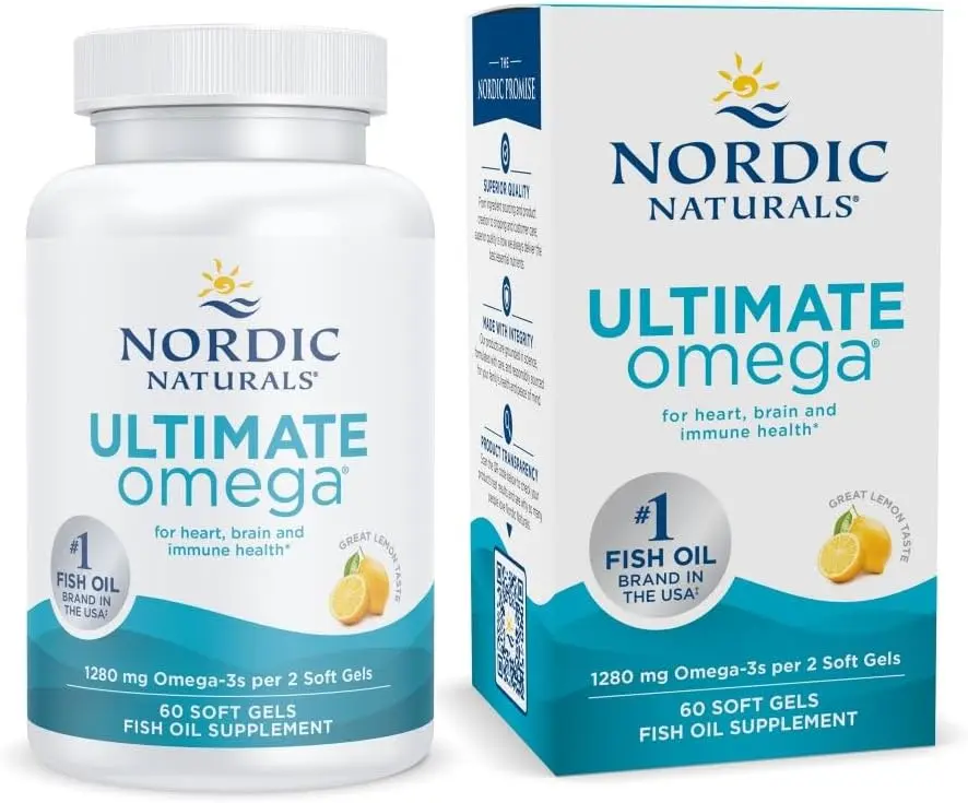 Omega 3 1280 mg 60 cápsulas blandas Nordic Naturals