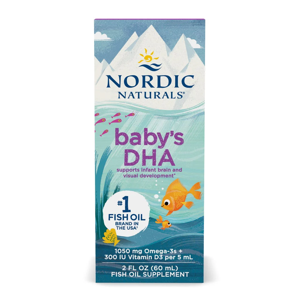 Omega 3 líquido para bebé 1050 mg 4 oz Nordic Naturals