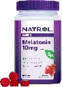 Gomitas de Melatonina 10 mg Sabor Fresa 140 Gomitas Natrol