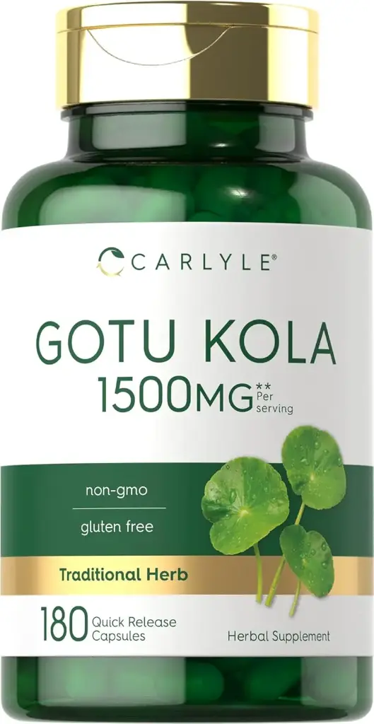 [MM-GK] Gotu kola 1500 mg 180 cápsulas Carlyle