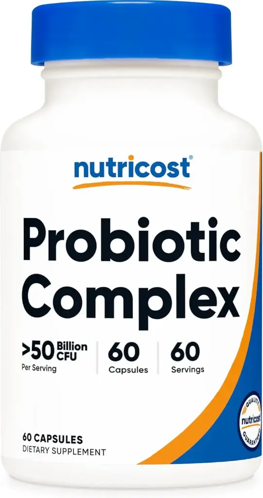 Probióticos 50 billones CFU 60 cápsulas Nutricost