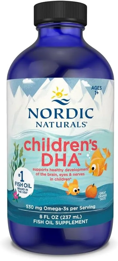 Omega 3 + DHA líquido 530 mg 96 servicios Nordic Naturals