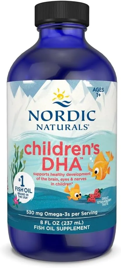 Omega 3 + DHA líquido 530 mg 96 servicios Nordic Naturals