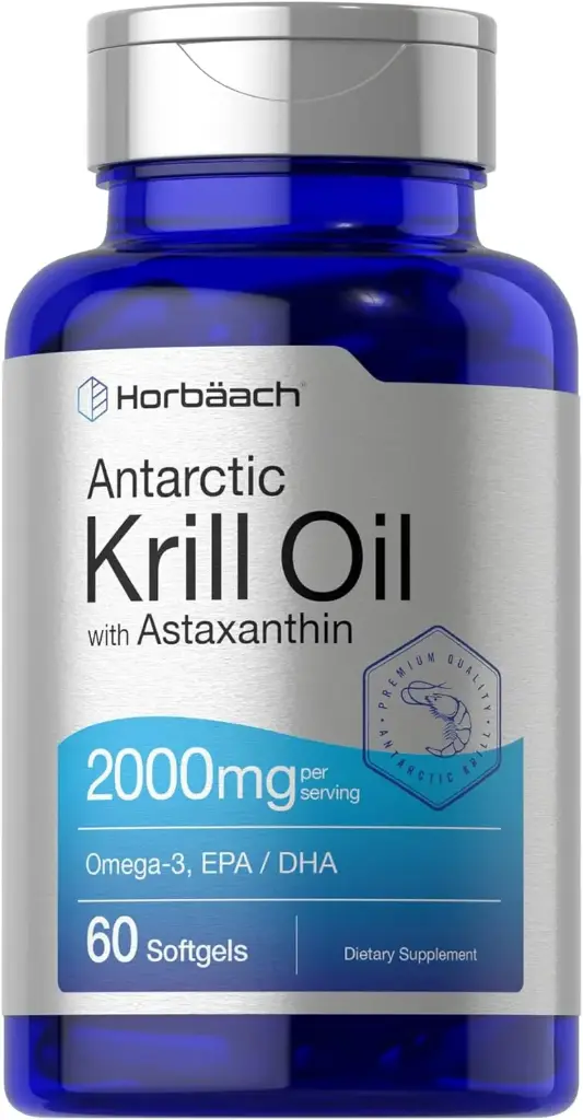 Cápsulas Blandas Aceite De Krill Antártico 2000 mg 60 Cápsulas Blandas Horbäach