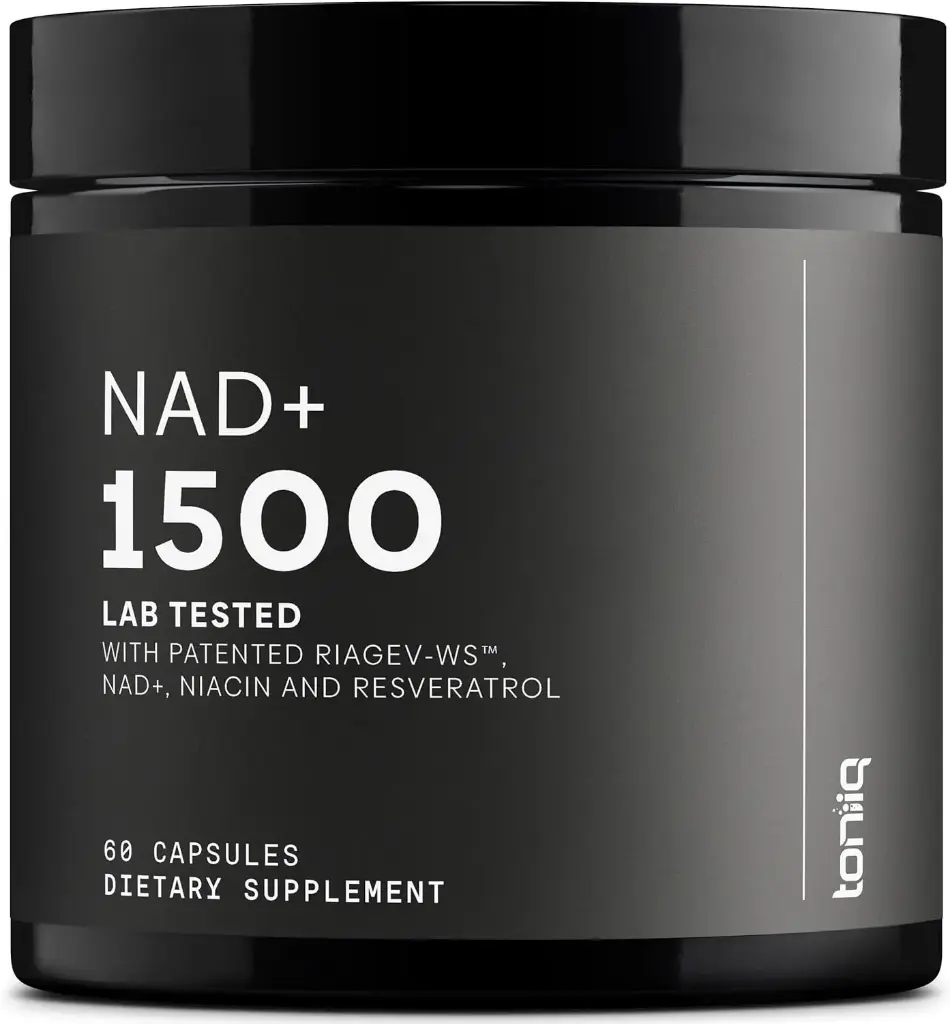 NAD+ 1500 mg 60 cápsulas Toniiq