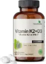 Cápsulas Vitamina K2 Con D3 5000 UI 90 mcg Vitamina K2 MK-7 120 Cápsulas Futurebiotics