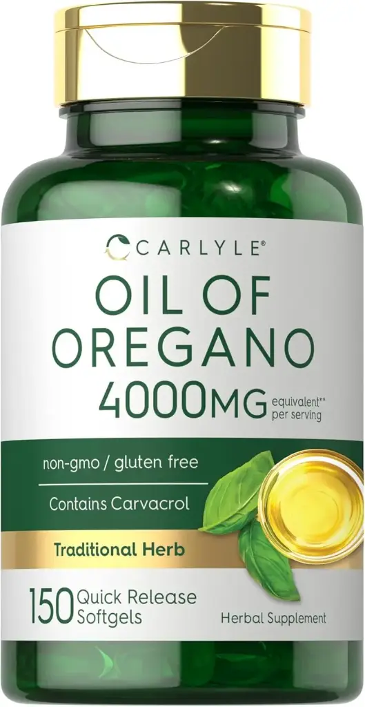 Aceite de orégano 4000 mg 150 cápsulas Carlyle
