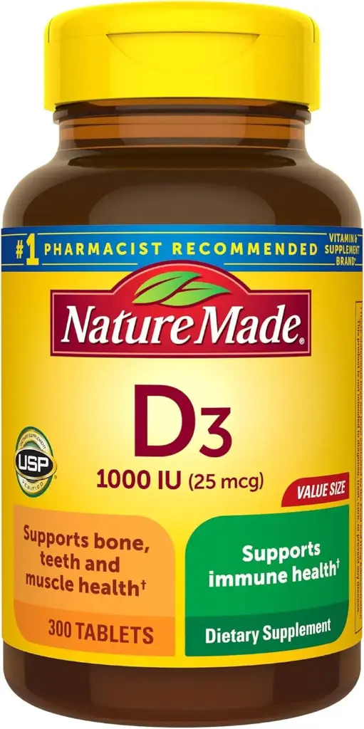 Vitamina D3 1000 IU 300 Softgels NATURE MADE