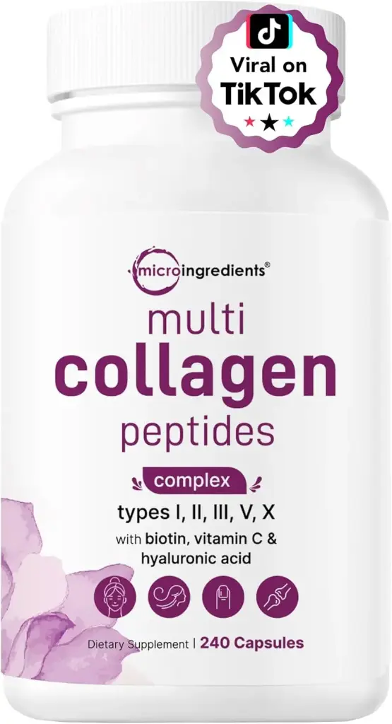 Colágeno multi 240 cápsulas Micro Ingredients