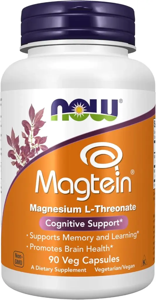 Magnesio L-treonato Magtein 90 cápsulas Now Foods