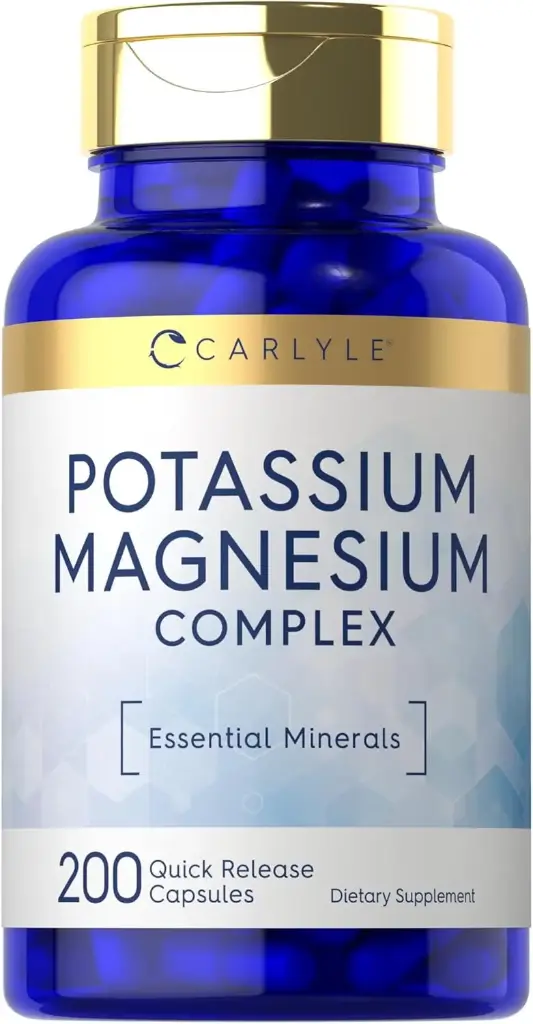[CPMC] Magnesio 180 mg + potasio 99 mg 200 cápsulas Carlyle