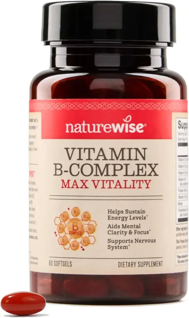 Complejo vitamina B 60 cápsulas blandas NatureWise