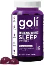 Melatonina 10 mg con melisa 90 mg y mezcla botánica 50 gomitas Goli