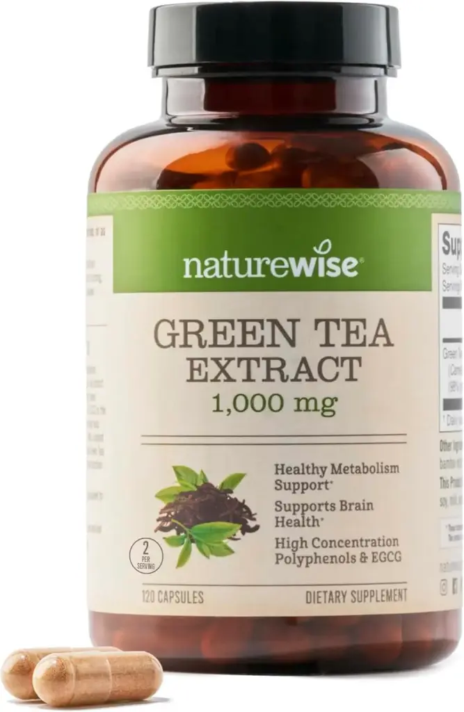[tve] Té verde 1000 mg 120 cápsulas NatureWise