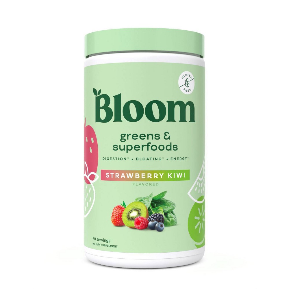 Greens sabor fresa kiwi 60 servicios Bloom Nutrition