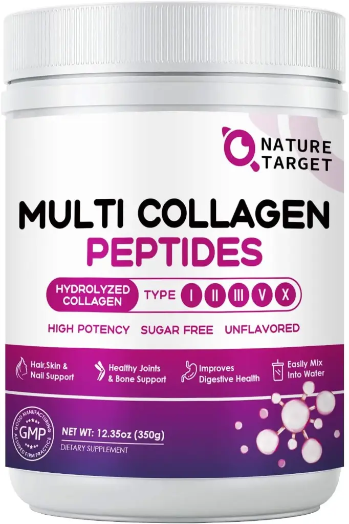 Colágeno multi péptidos 9200 mg 35 servicios Nature Target