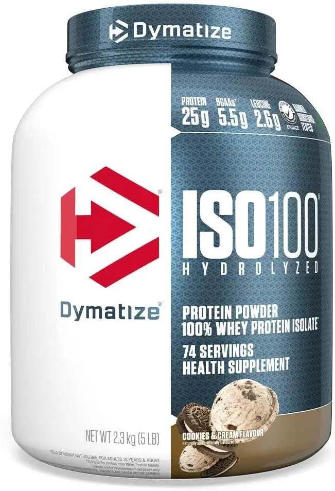 Polvo de Proteína Aislada ISO100 Galletas y Crema 76 Servicios DYMATIZE