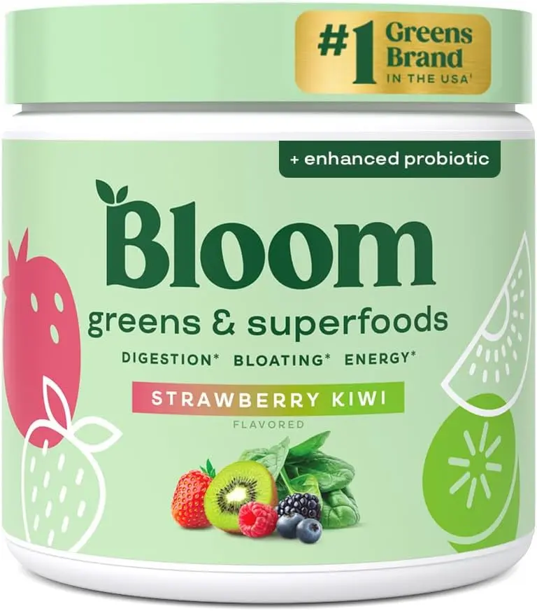 Greens sabor naranja maracuyá 30 servicios Bloom Nutrition