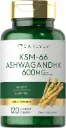 KSM-66 Extracto de raíz de Ashwagandha de 600 mg 120 comprimidos Carlyle