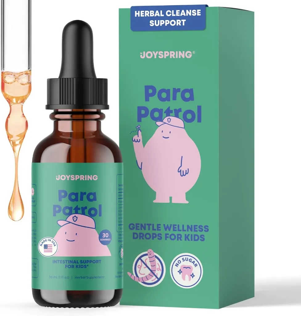 Mezcla de hierbas con extracto de nogal negro y ajenjo, apoya la salud digestiva ParaPatrol 30 servicios JoySpring