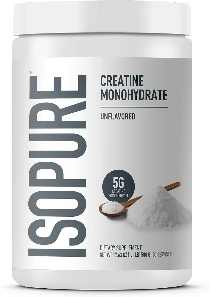 [1087880] Creatina monohidratada 5 g 100 servicios Sin Azúcar Sin Sabor ISOPURE