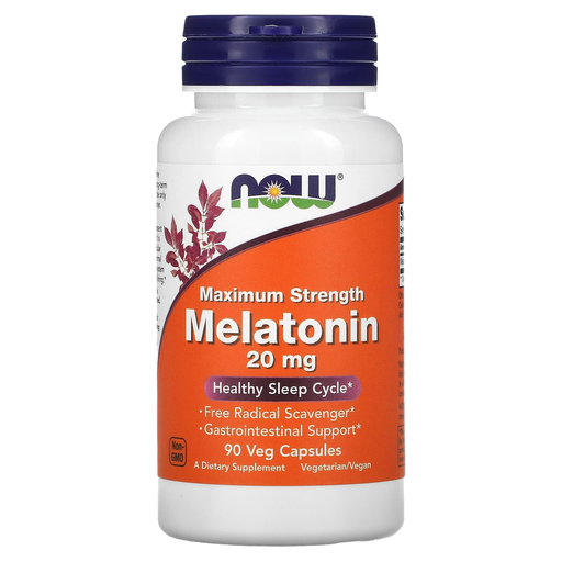 [DE] Pastillas Melatonina 20 mg 90 Caps NOW
