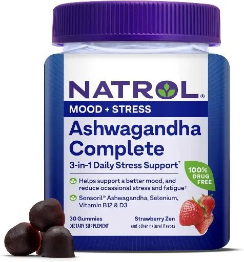 [DE-8216] Ashwagandha Complete + Selenio B12 30 Unds NATROL