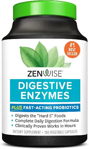 [SD-NSKU] Enzimas Digestivas 180 Caps ZENWISE