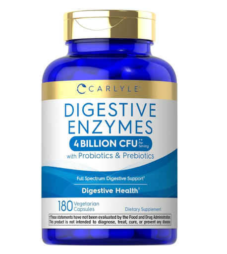 [SD-BMHN] Enzimas Digestivas 180 Caps CARLYLE
