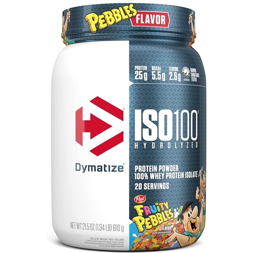 [PR-0540] Proteina Aislada ISO100 Fruity Pebbles 24 Servs DYMATIZE