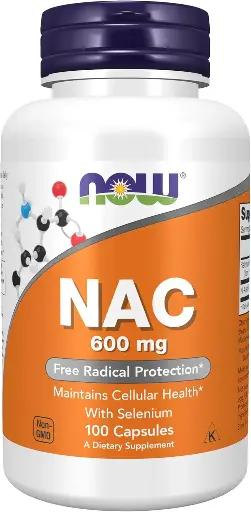 [VT-0085D] Pastillas NAC 600 mg 100 Caps NOW