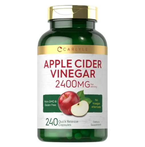 [SD-2418] Vinagre Sidra de Manzana 2400mg 240 Caps Carlyle