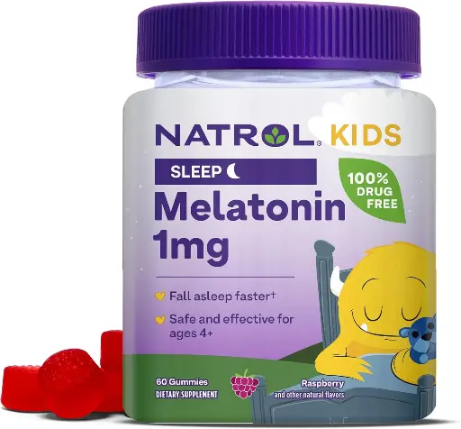 [KD-7692] Melatonina Para Niños 1mg 60 Gums NATROL
